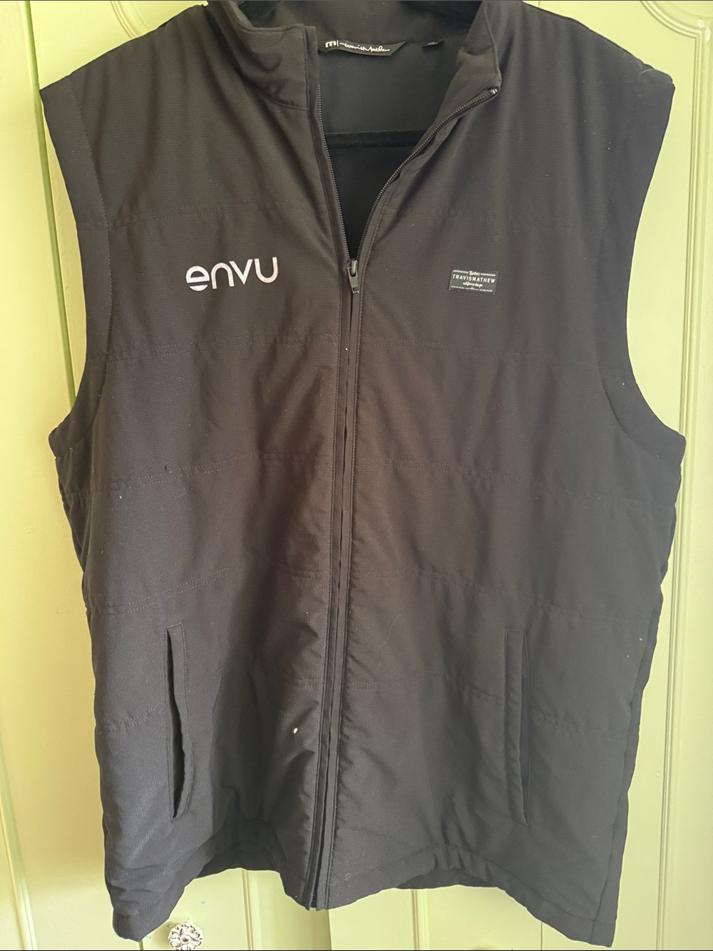Travis Mathew Black Performance Jacket with Subtle Logo